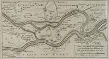 1505-VI-16d Naaukeurige aftekening van den loop der rivieren bij Schenkenschans, 1741]